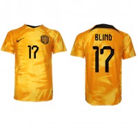 Holandsko Daley Blind #17 Domáci futbalový dres MS 2022 Krátky Rukáv